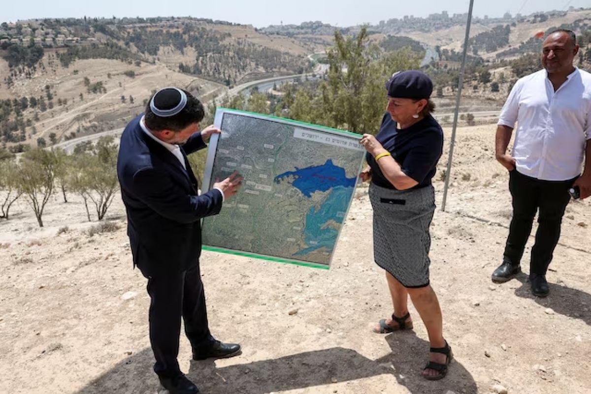 E1計画が実施されれば、ヨルダン川西岸は南北に完全に分断される（写真：REUTERS）
