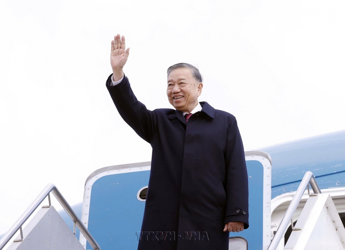 トー・ラム書記長・国家主席はオーストラリア国賓訪問を成功裏に終え、キャンベラを発ちました。(写真: Thống Nhất/TTXVN)