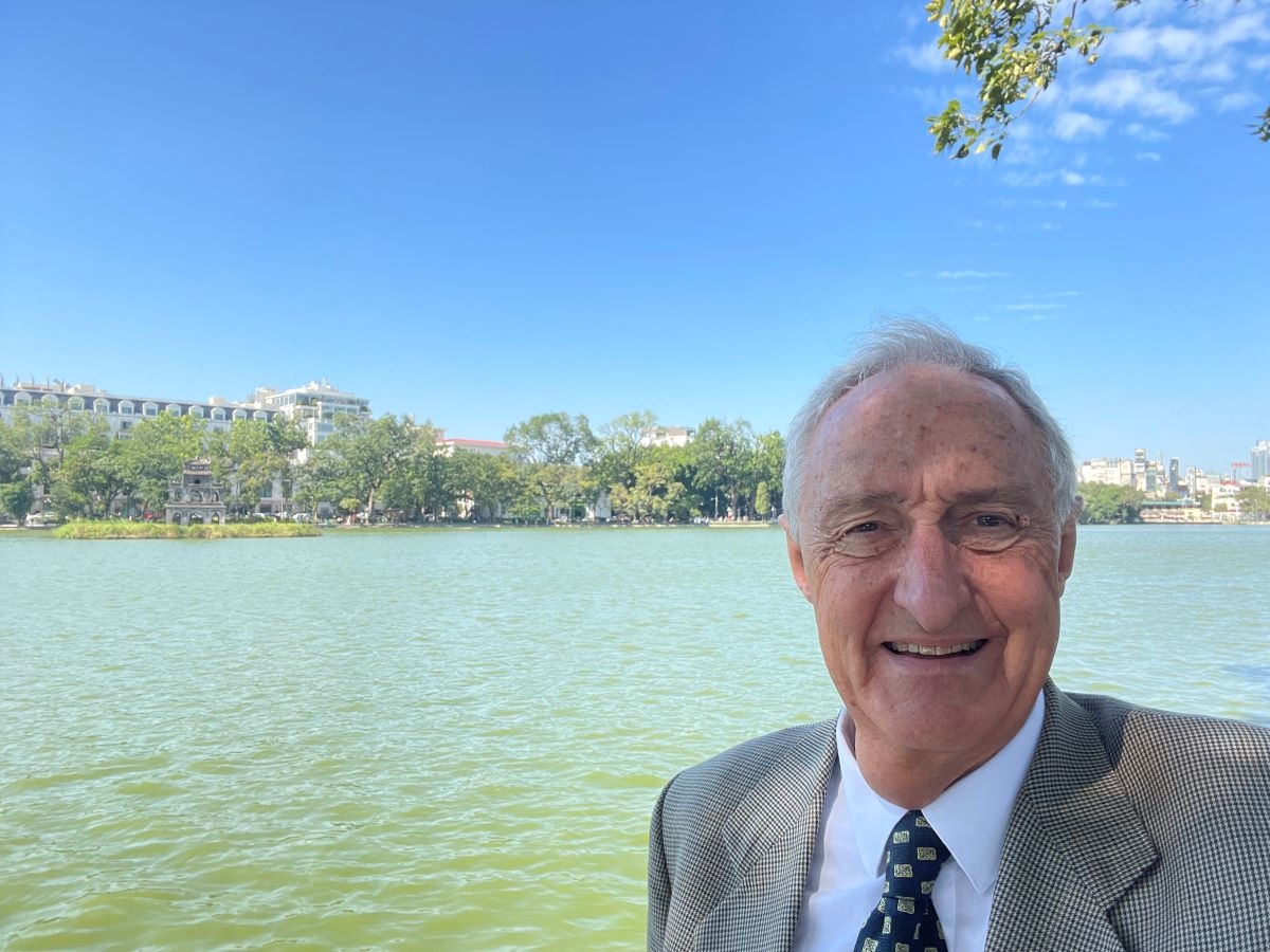 Former New Zealand Ambassador to Vietnam James Kember (Photo: Courtesy of the subject)