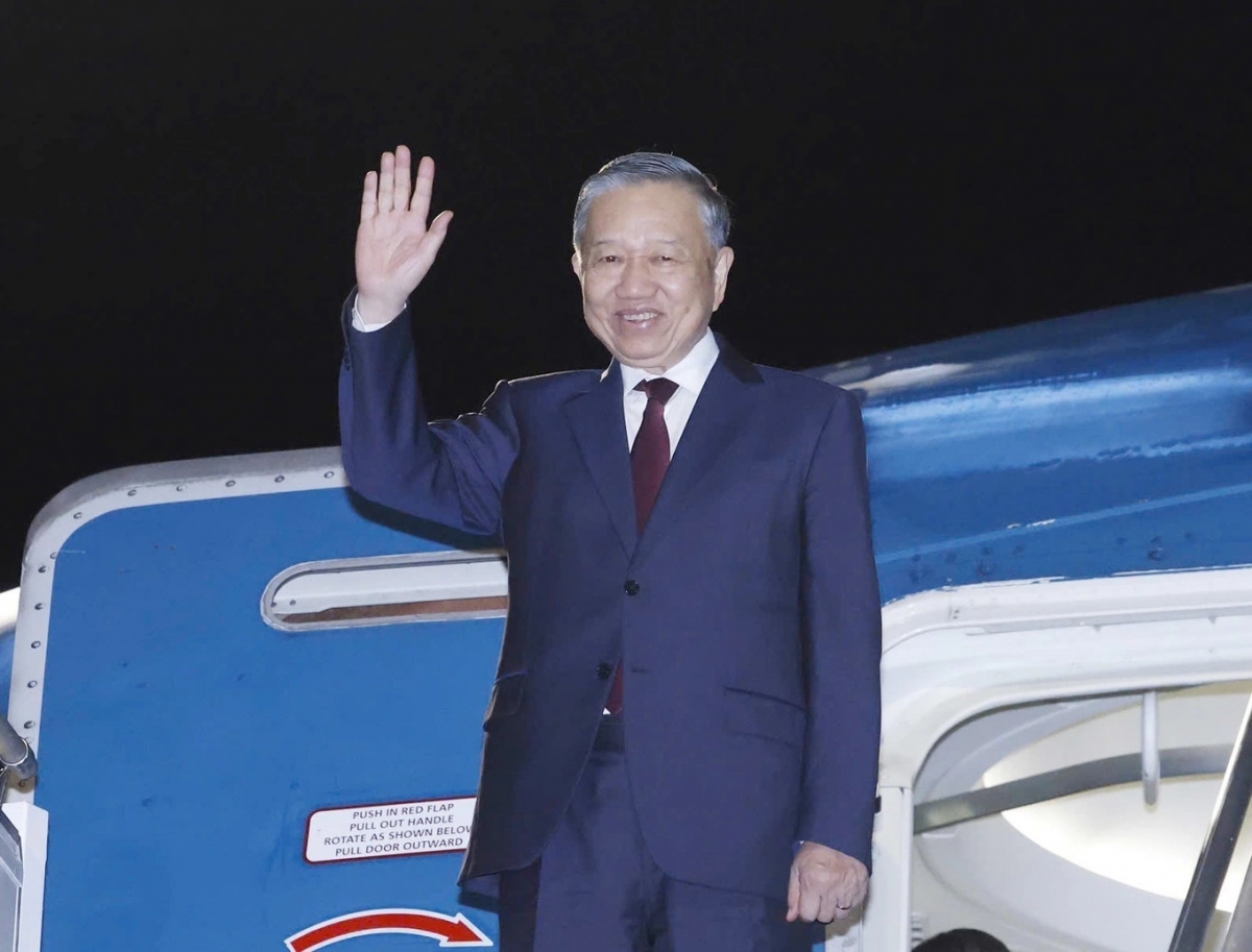 General Secretary and President To Lam concludes the state visit to New Zealand. (Photo: Thong Nhat/VNA)