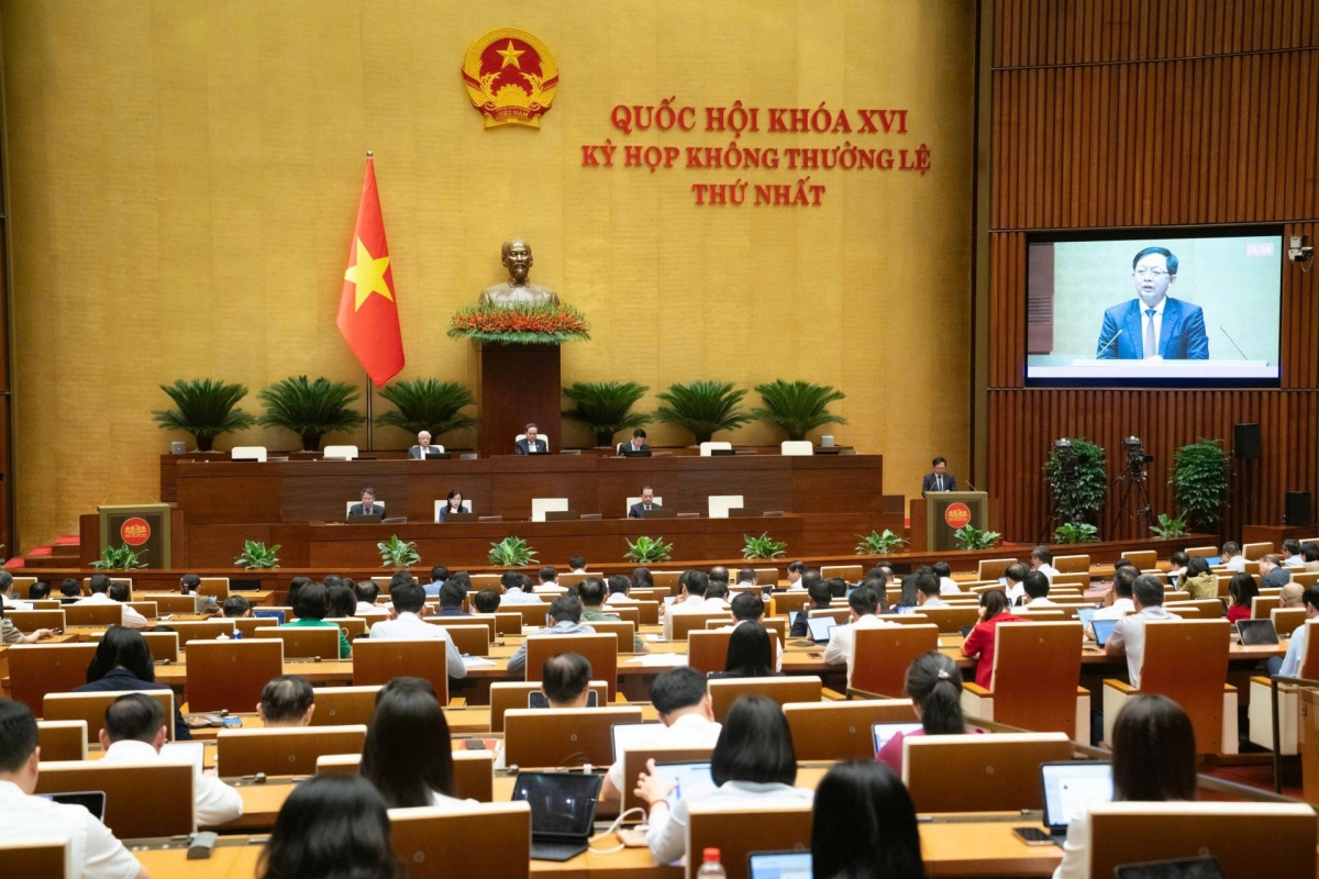 The National Assembly session on August 13, 2026 (Photo: quochoi.vn)