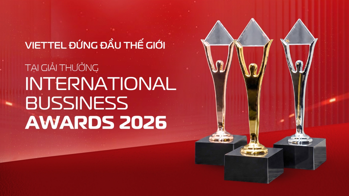 Viettel est l’entreprise la plus primée des International Business Awards 2026. Photo: Trân Tho