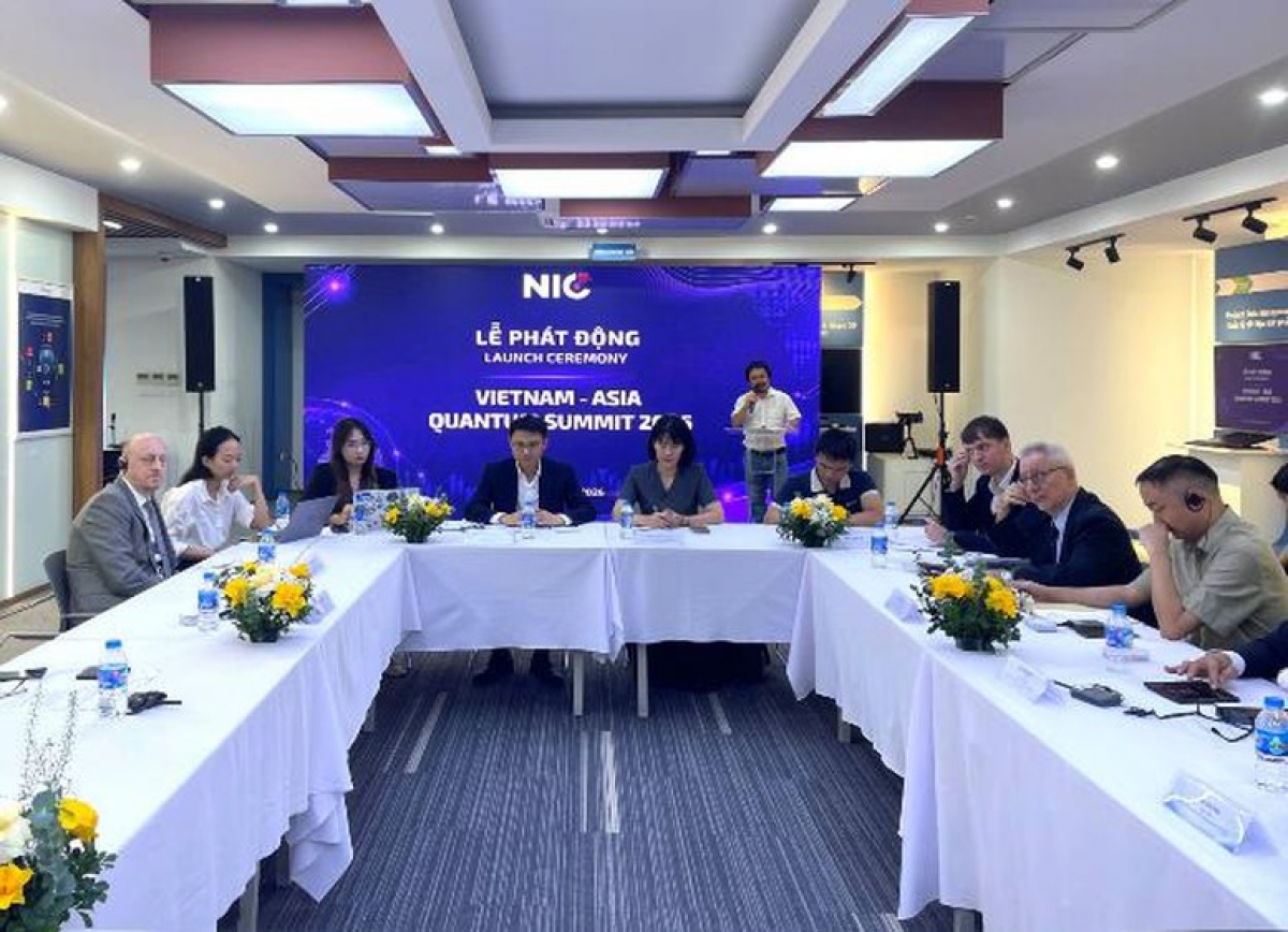 Viet Nam - Asia Quantum Summit 2026 được kỳ vọng trở thành nền tảng hợp tác dài hạn, góp phần đưa Việt Nam trở thành điểm kết nối giữa châu Á và thế giới trong lĩnh vực đổi mới sáng tạo toàn cầu. Ảnh: Trần Long/VGP