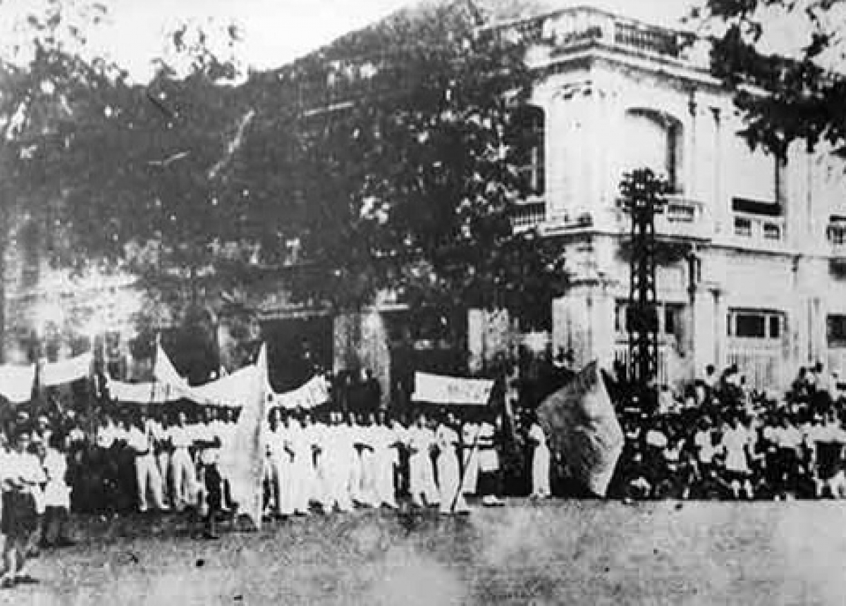 Archive photo of the 1945 August Revolution (Archive photo: VOV)