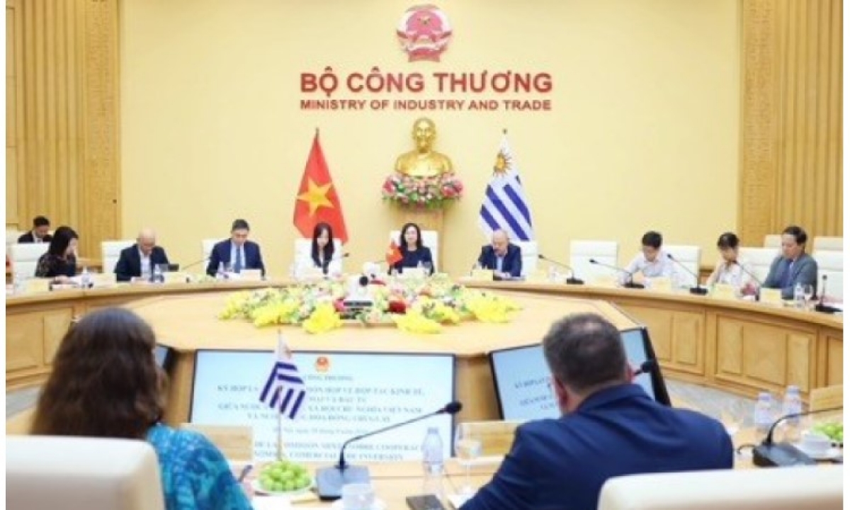 La IV Reunión de la Comisión Mixta Vietnam-Uruguay de Cooperación Económica, Comercial y de Inversión. Foto: moit.gov.vn