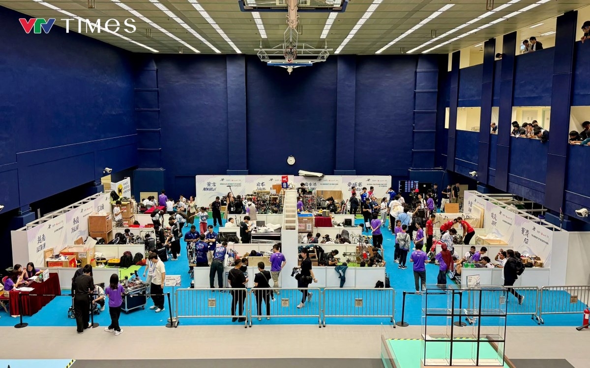 Die lebhafte Atmosphäre beim ABU Robocon 2026. (Foto: VTV Times)