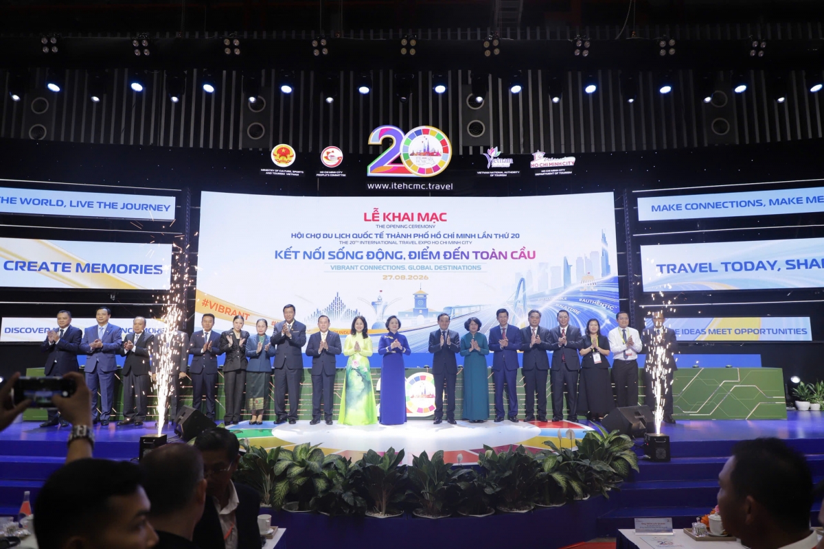 The 20th International Travel Expo Ho Chi Minh City (ITE HCMC 2026) officially opens. (Photo: bvhttdl.gov.vn)