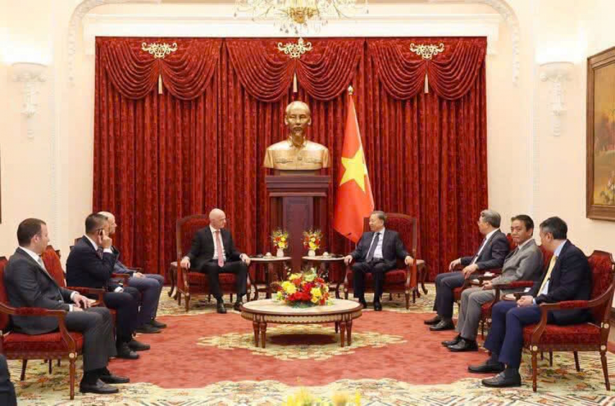 ទិដ្ឋភាពនៅជំនួបនេះ។ រូបថត៖ TTXVN