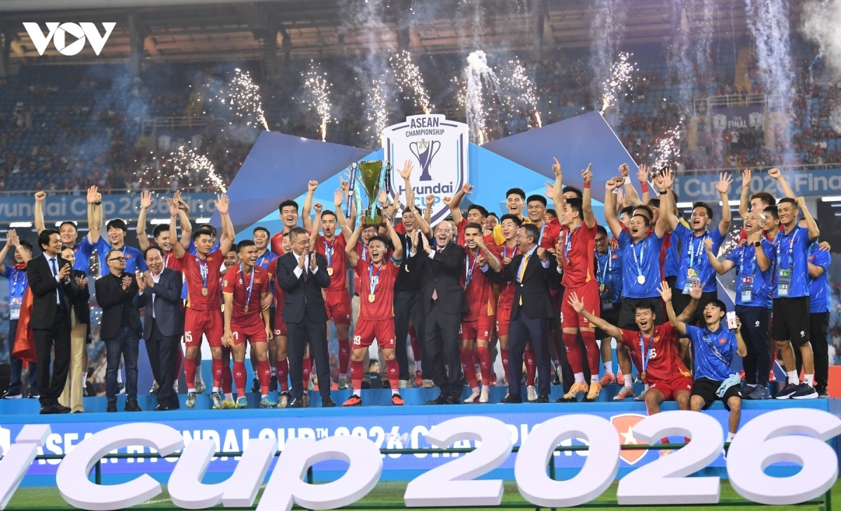 Vietnam successfully defend its ASEAN Cup title. (Photo: VOV)
