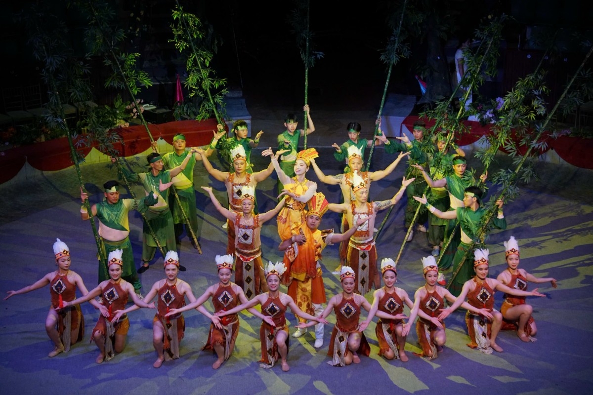 The Vietnam Circus Federation tells a historical story through the program “Vietnamese Spirit.” (Illustrative photo: Ministry of Culture, Sports and Tourism)