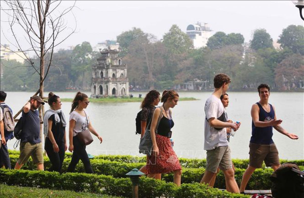 Internationale Gäste in Hanoi. (Foto: vietnamtourism.gov.vn)