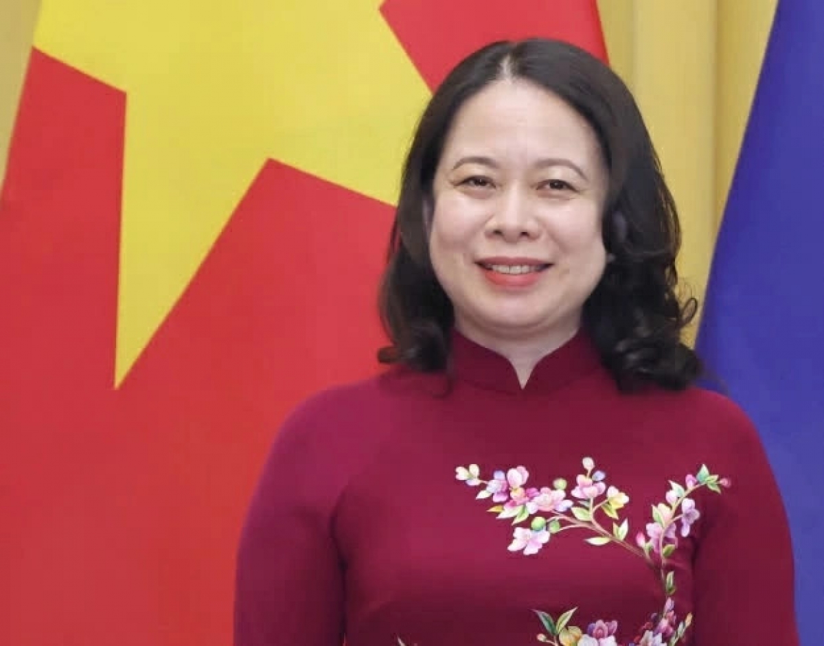 Vice President Vo Thi Anh Xuan leads the Vietnamese delegation to the SCO Plus summit in Kyrgyzstan from August 31 to September 1. (Photo: VOV)