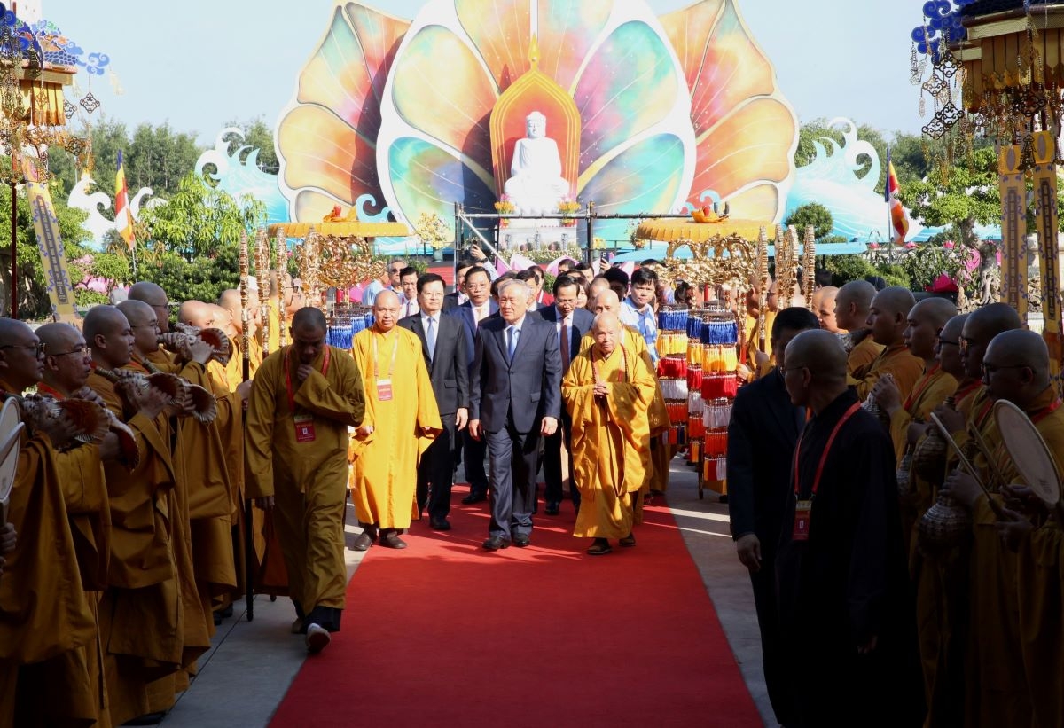 Vietnam hosts the UN Day of Vesak four times – in 2008, 2014, 2019 and 2025. (Photo: VGP/Nguyen Hoang)