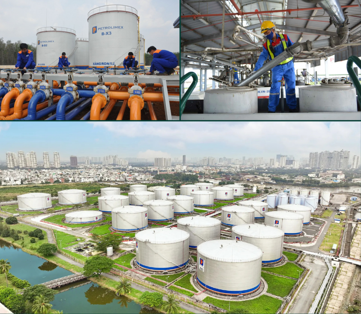 El Ministerio de Industria y Comercio de Vietnam instruyó a las refinerías de Nghi Son y Binh Son, así como a Petrovietnam y otras empresas clave, para elaborar planes de respuesta, garantizar el suministro, diversificar las fuentes de importación y mantener una producción segura y a plena capacidad. Foto: VnEconomy.