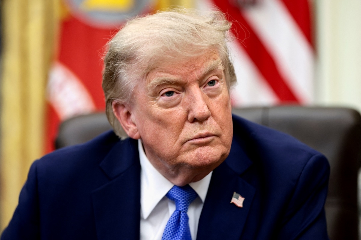 US President Donald Trump at the White House on August 6, 2026. (Photo: REUTERS/Evelyn Hockstein)