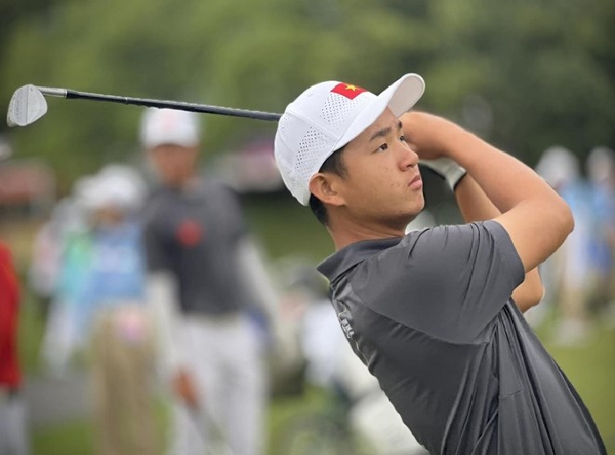 Nguyen Anh Minh ist der einzige Vertreter des vietnamesischen Golfsports bei U.S. Amateur 2026. (Foto: laodong.vn)