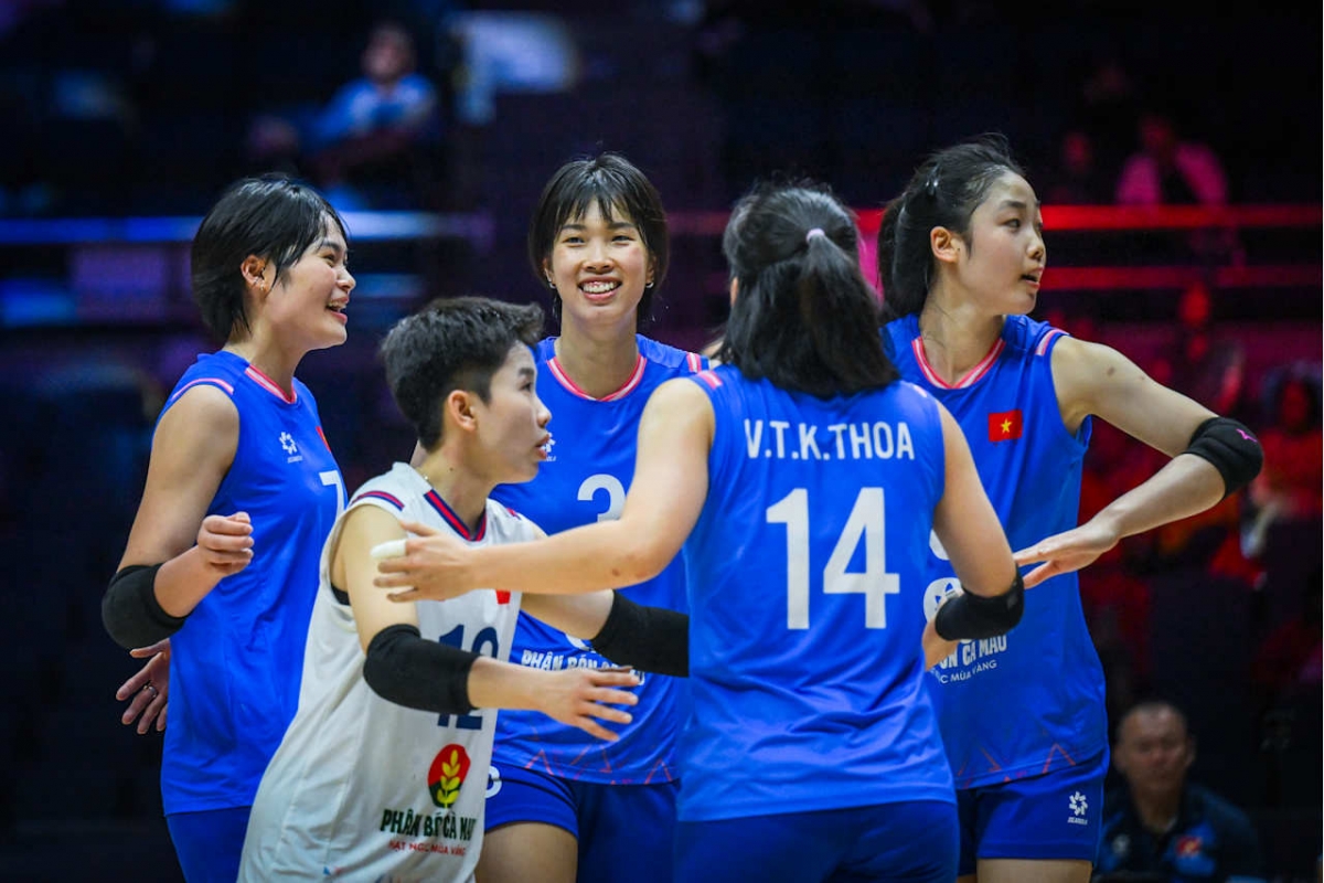 Spielerinnen der vietnamesischen Frauen-Volleyballnationalmannschaft. (Foto: AVC)