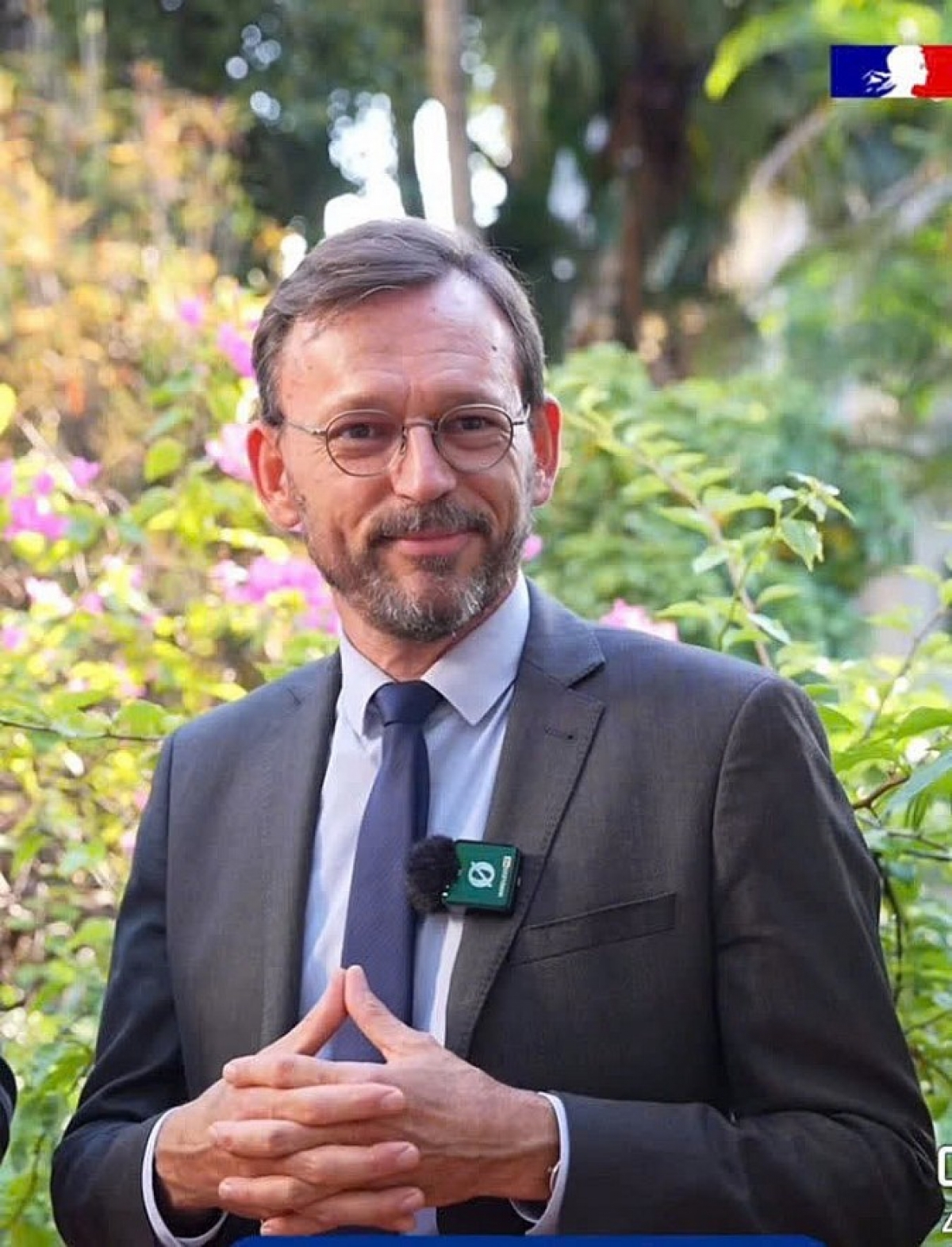 Le directeur de l'AFD au Vietnam, Julien Seillan.