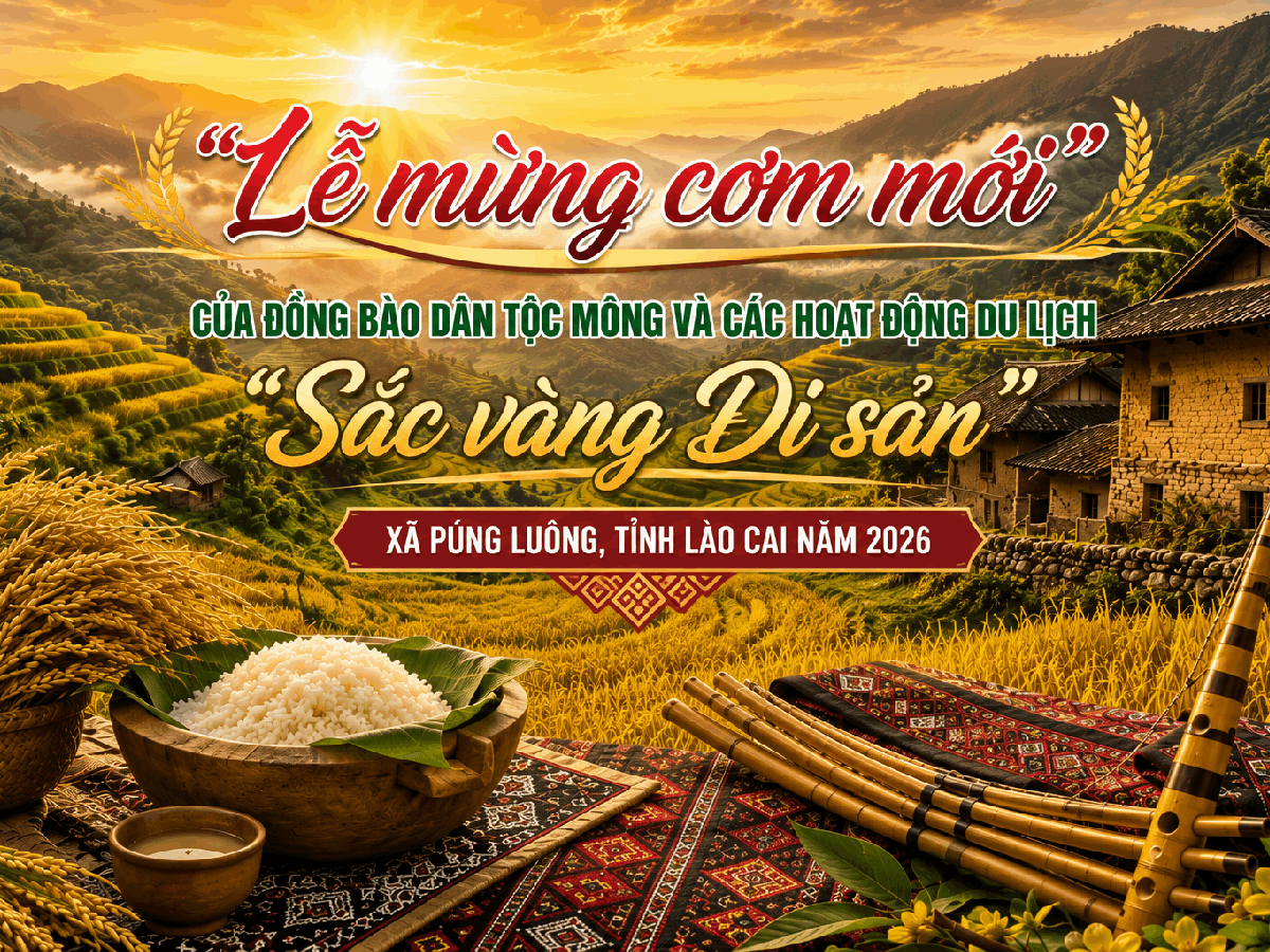 몽족의 전통 햅쌀 축제와 연계한 관광 프로그램 '황금빛 유산 (사진: vietnamplus)