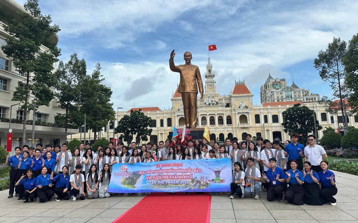 Trại hè Thanh thiếu niên Kiều bào và Tuổi trẻ Thành phố lần thứ 19, năm 2026, mang ý nghĩa giáo dục và nhân văn đối với thế hệ trẻ người Việt Nam ở nước ngoài. Ảnh: Ban Tổ chức.