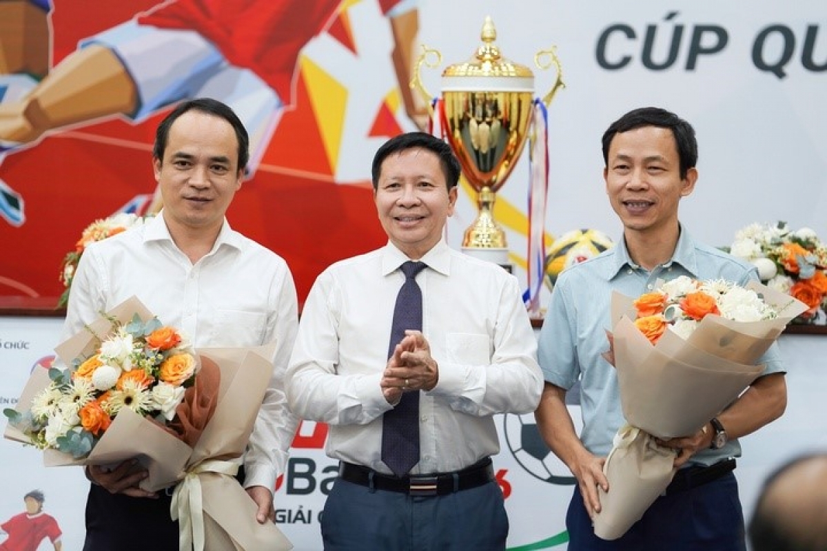 Lễ công bố Giải Futsal HDBank Cúp Quốc gia 2026. (Ảnh: Lương Ý)