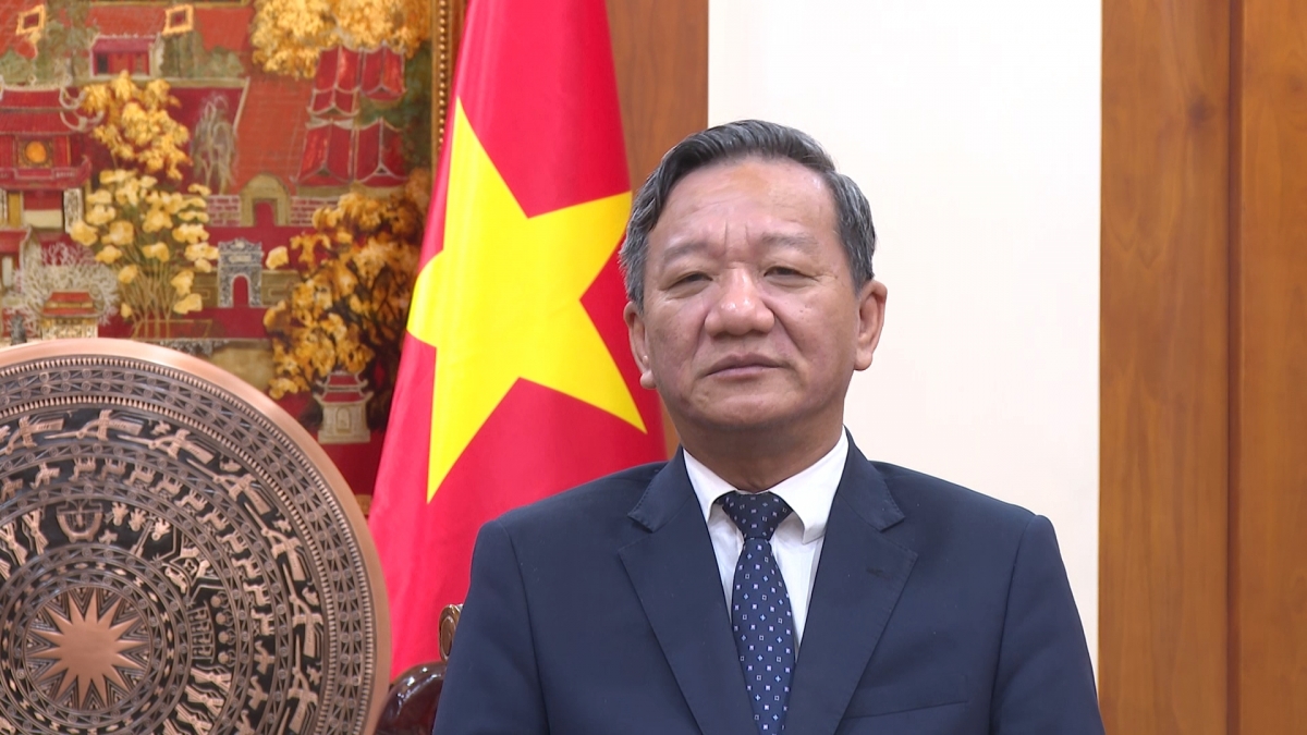 Đại sứ Việt Nam tại Lào Nguyễn Minh Tâm. Ảnh: PV/VOV-Vientaine