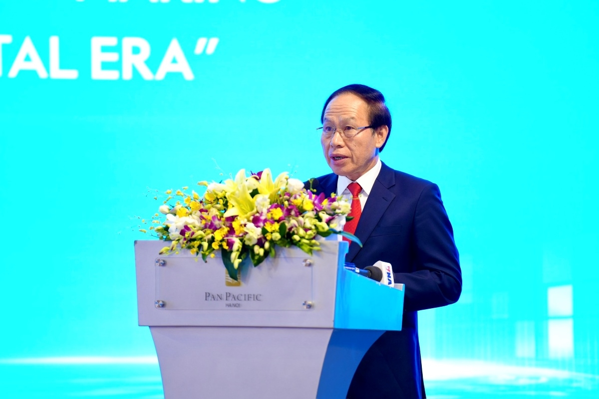 Wakil PM Le Tien Chau menyampaikan pidato dalam Forum tersebut (Foto: Kim Thanh/VOV)