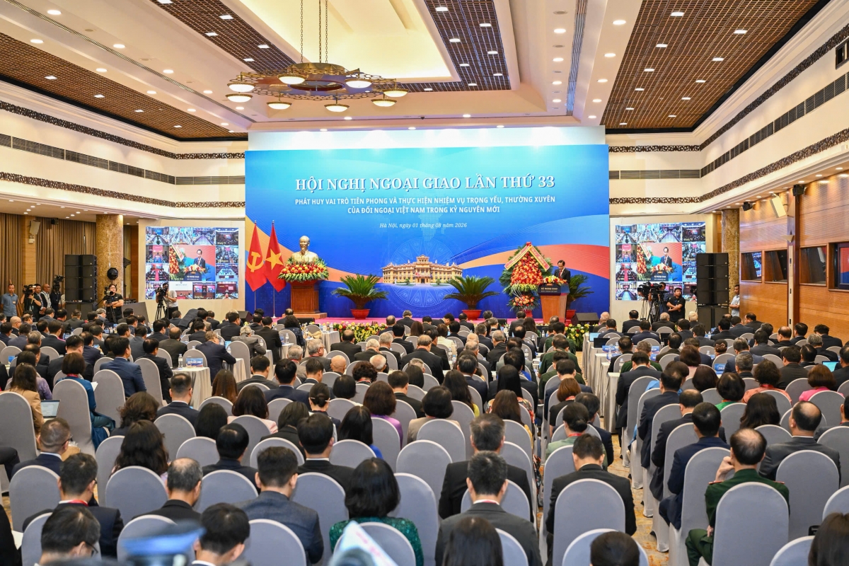 The 33rd Diplomatic Conference opens on August 1 in Hanoi. (Photo: Viet Cuong/VOV)
