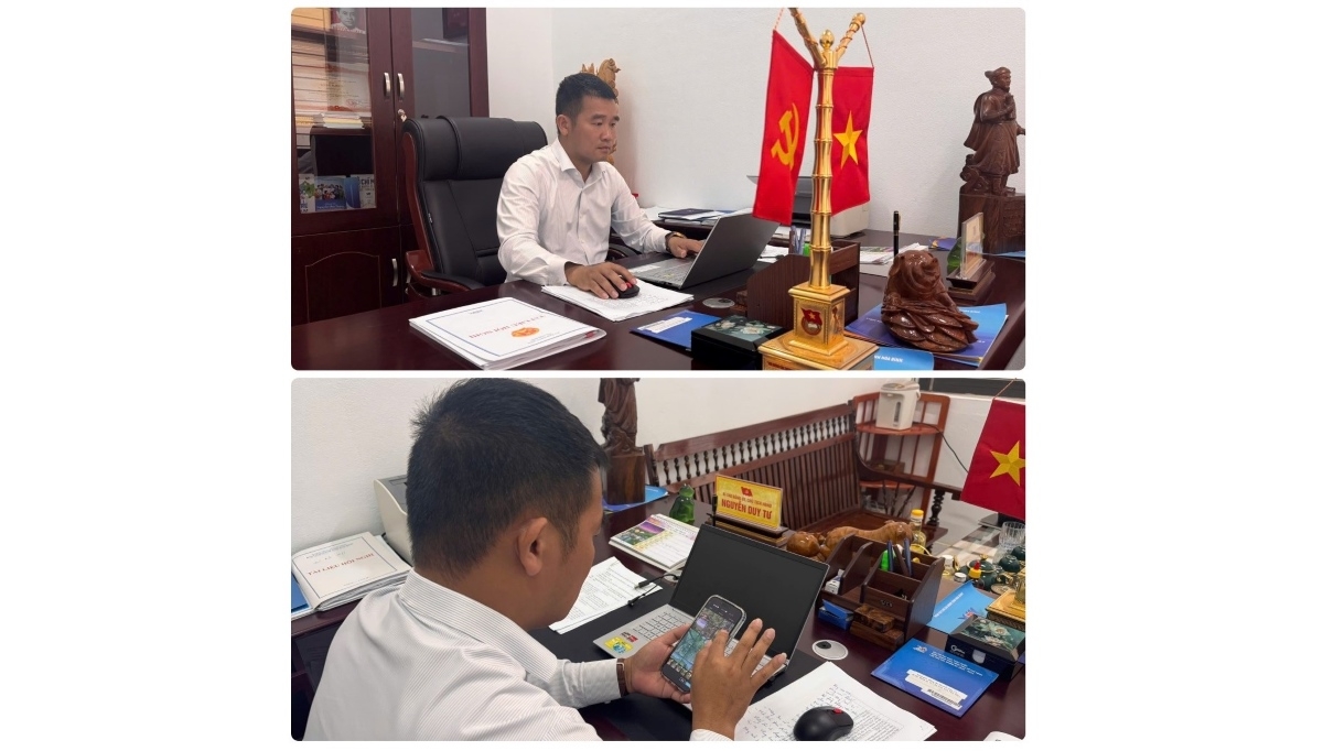 Nguyen Duy Tu  produces his own videos to promote tourism and the local economy. (Photo: Mui Son/VOV’s stringer)