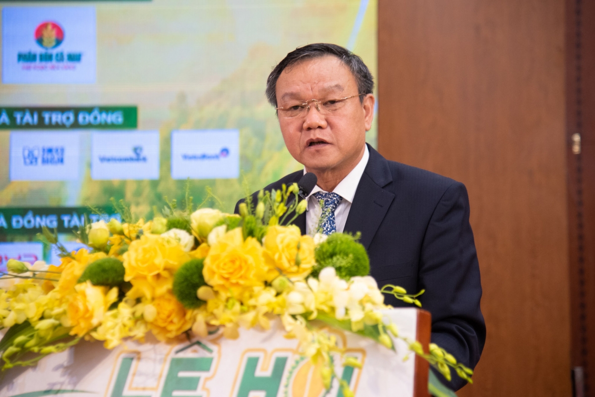 Phó Chủ tịch UBND tỉnh Đắk Lắk Đào Mỹ, Trưởng Ban tổ chức Lễ hội Sầu riêng Đắk Lắk năm 2026, phát biểu tại buổi họp báo tại Hà Nội về việc tổ chức Lễ hội Sầu riêng Đắk Lắk năm 2026. Nguồn ảnh: daibieunhandan.vn
