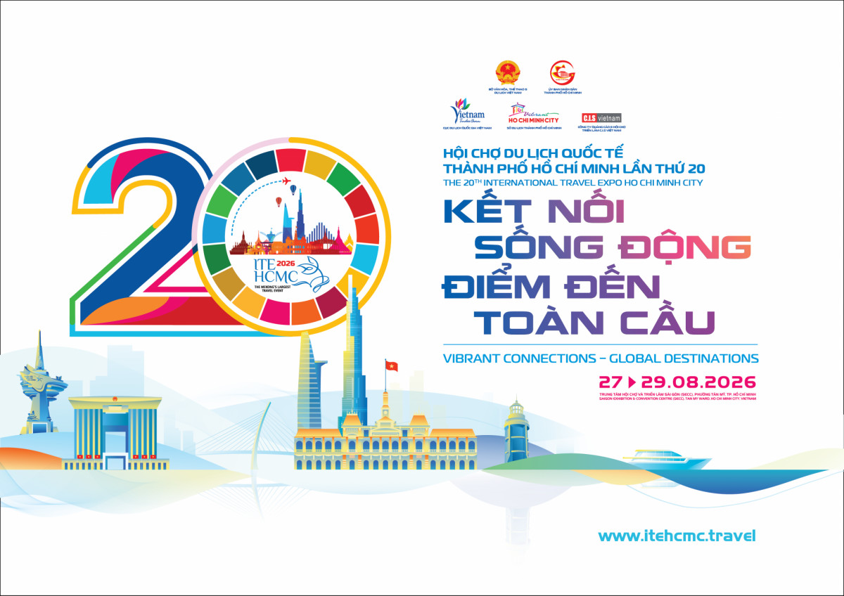 2026 호찌민시 국제 관광 박람회가 오는 8월 27월부터 29일까지 사흘간 진행될 예정이다. (사진: VOV.VN)