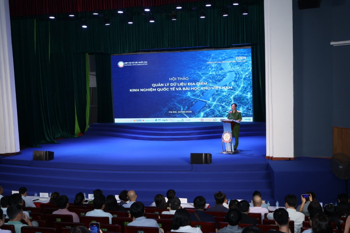 The seminar “Location Data Management – International Experience and Lessons for Vietnam” takes place in Hanoi on August 10, 2026. It’s the first in a dialogue series on Vietnam’s strategic data infrastructure, initiated by the National Data Association (NDA). (Photo: NDA)