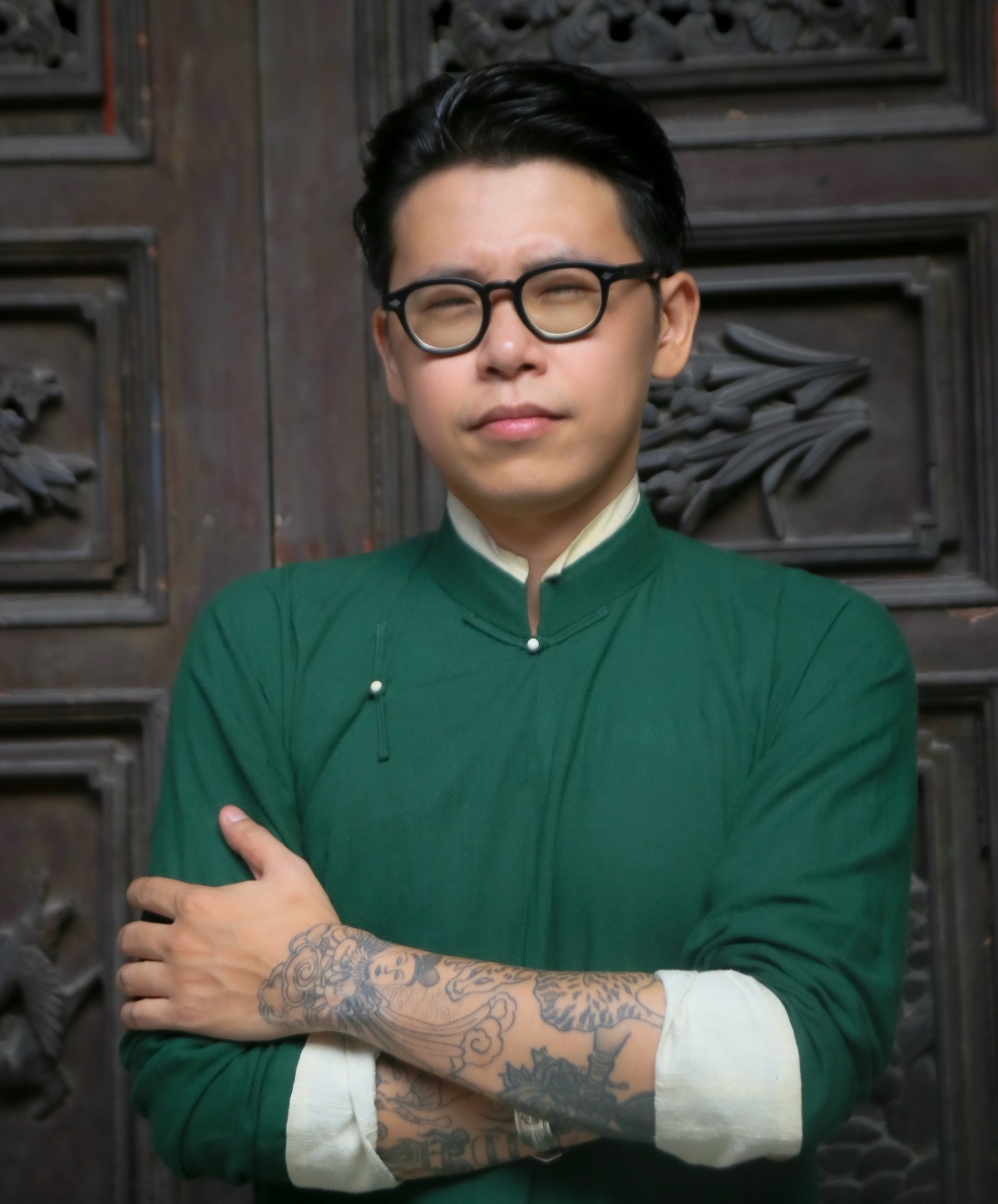 Nguyễn Quốc Hoàng Anh - nghệ sĩ trẻ đam mê với việc gìn giữ và làm mới di sản văn hoá truyền thống.