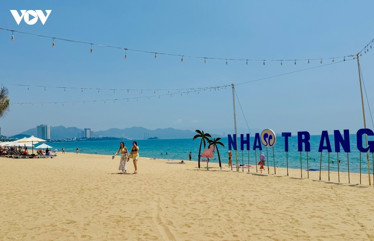 Nha Trang, a popular destination for summer holidays, boasts long stretch of beaches and crystal-clear waters.