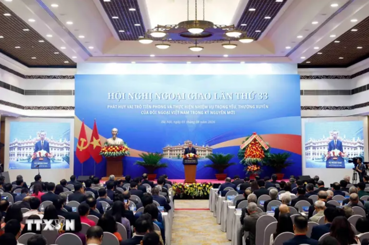Tổng Bí thư, Chủ tịch nước Tô Lâm phát biểu tại Hội nghị. (Ảnh: Thống Nhất/TTXVN)