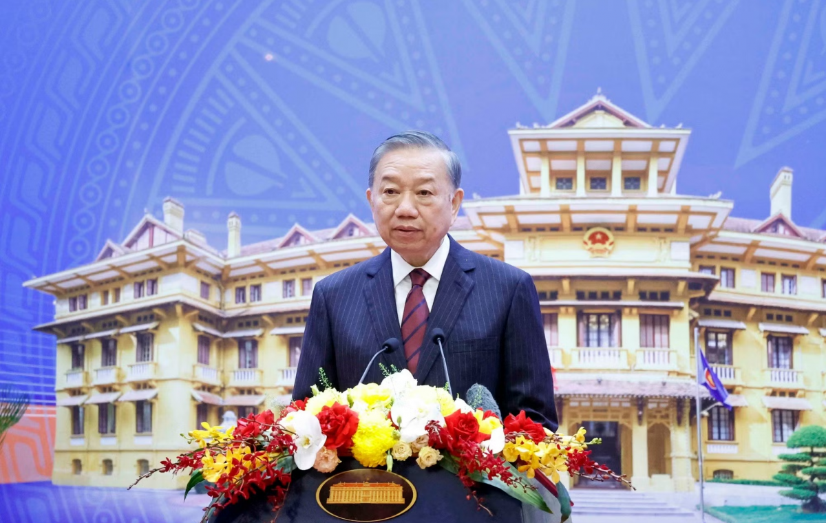 Tổng Bí thư, Chủ tịch nước Tô Lâm phát biểu. Ảnh: Thống Nhất/TTXVN