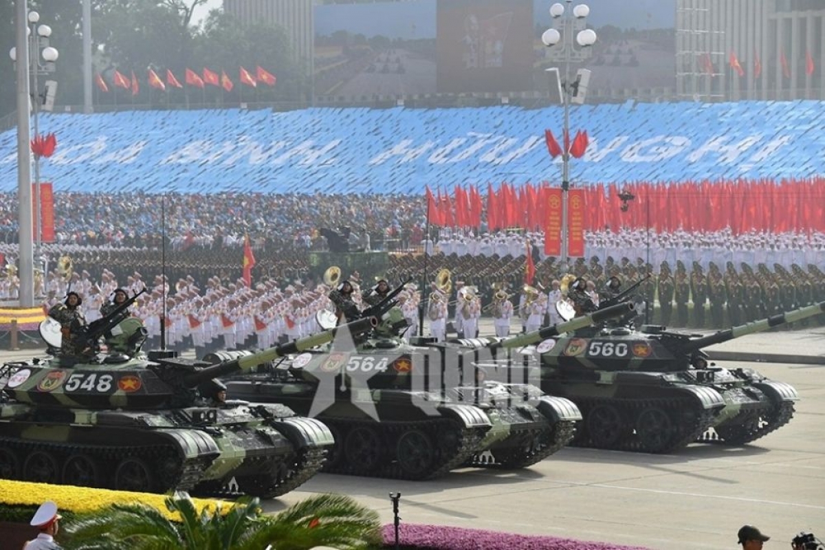 80ᵉ Fête nationale du Vietnam: défilé des unités d'artillerie. Photo: Journal de l'Armée populaire