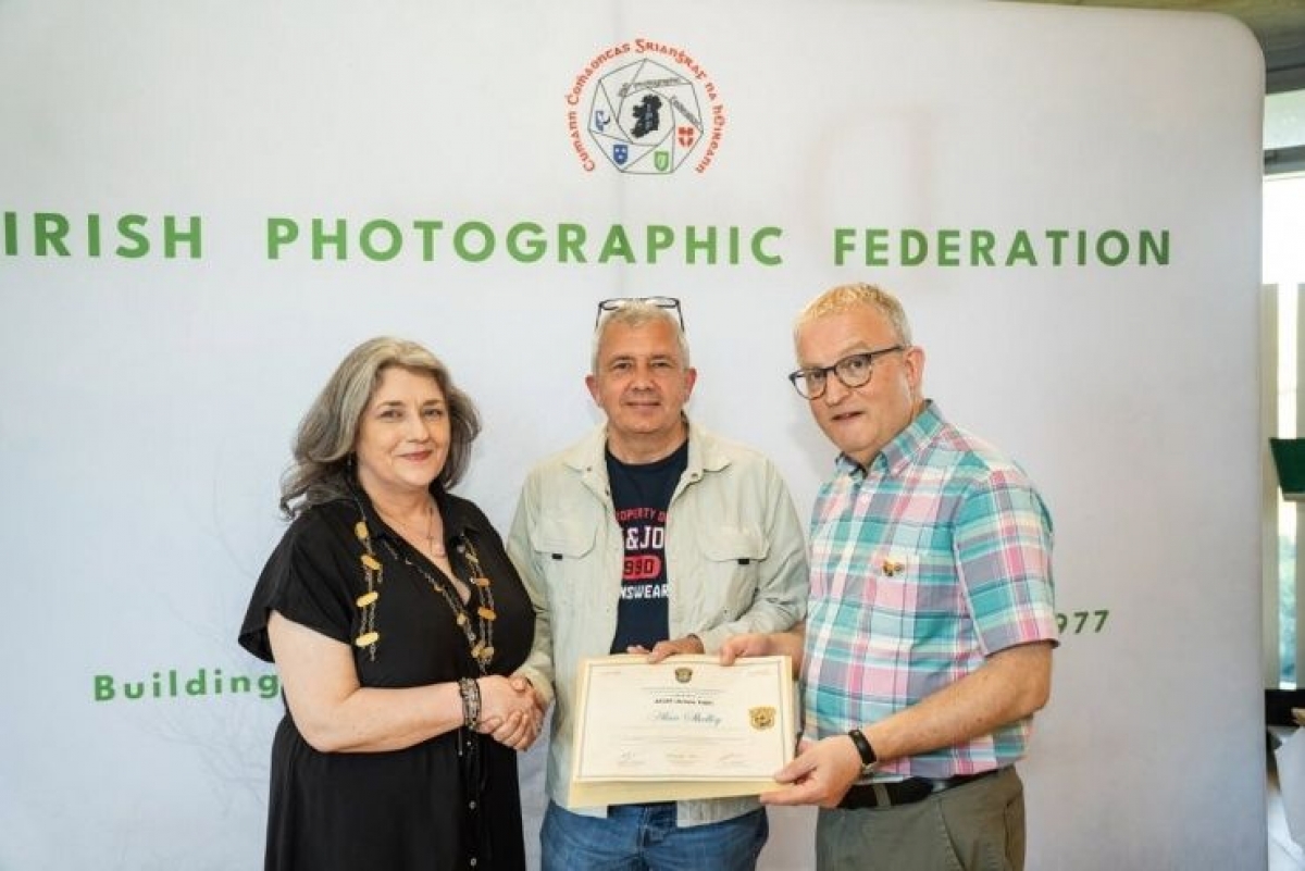 Irish photographer Al Shelley (center) (Photo courtesy of the photographer)