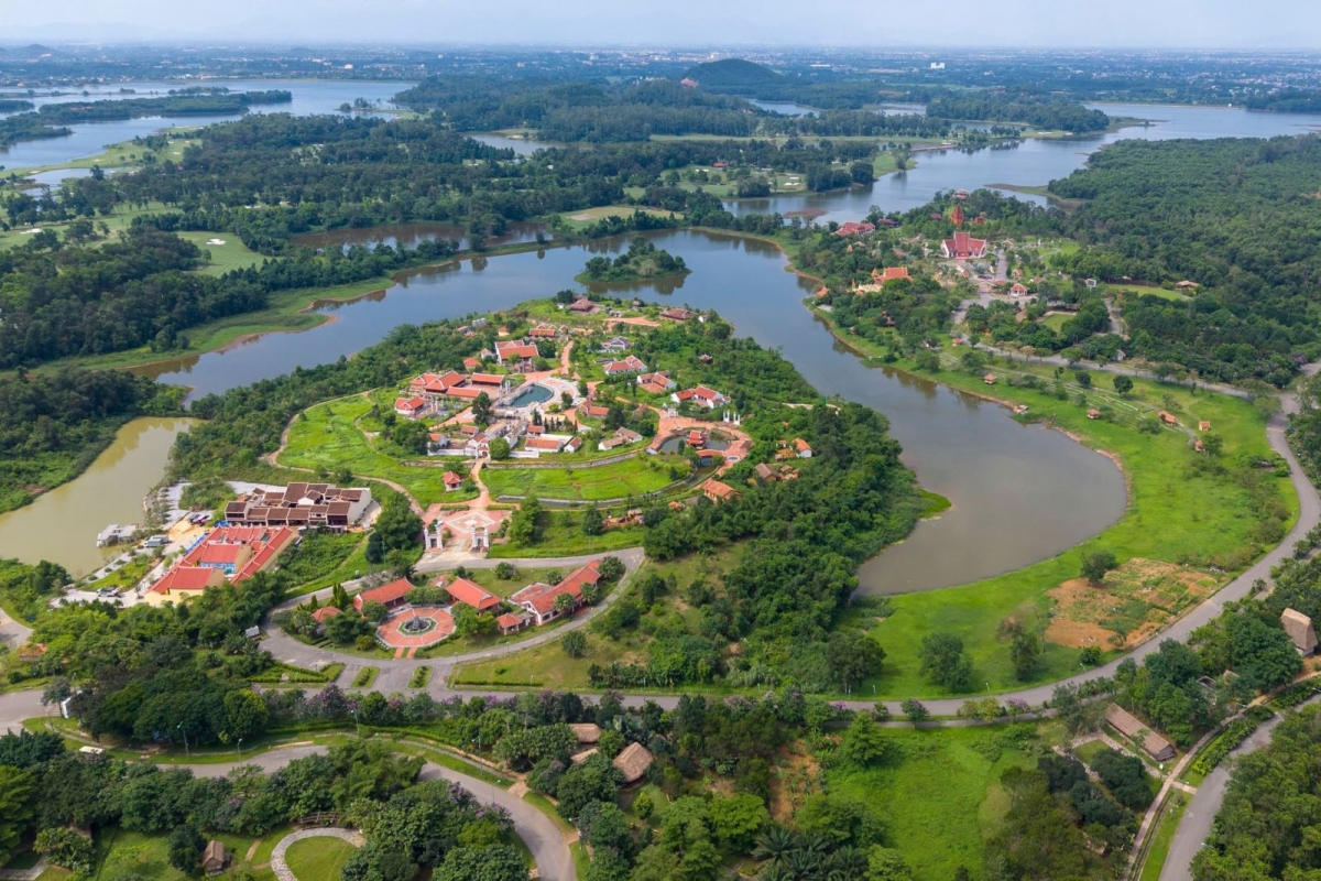 ベトナム民族文化観光村・各民族の文化遺産を結ぶ拠点（写真：Báo Tin tức）