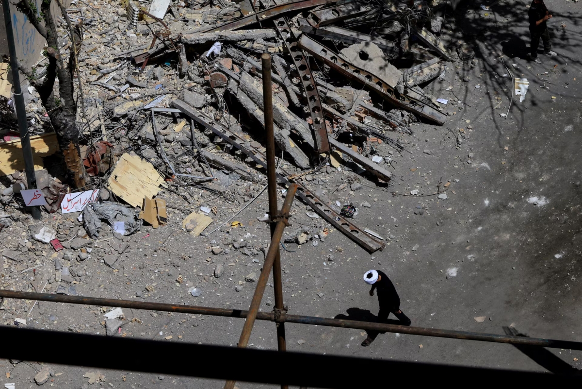 A residential building damaged by an attack on Tehran, Iran, April 13, 2026. (File photo: REUTERS/Thaier Al Sudani)