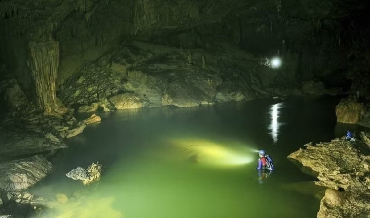 Xuyen Son lake in Phong Nha - Ke Bang National Park (Photo: VNA/Minh Duc)
