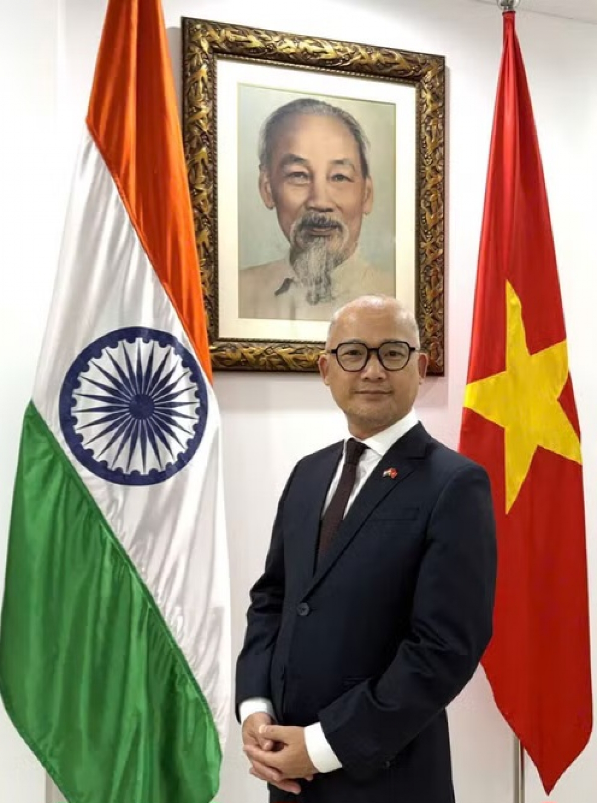 L'ambassadeur du Vietnam en Inde, Trinh Minh Manh. Photo: Ambassade du Vietnam en Inde