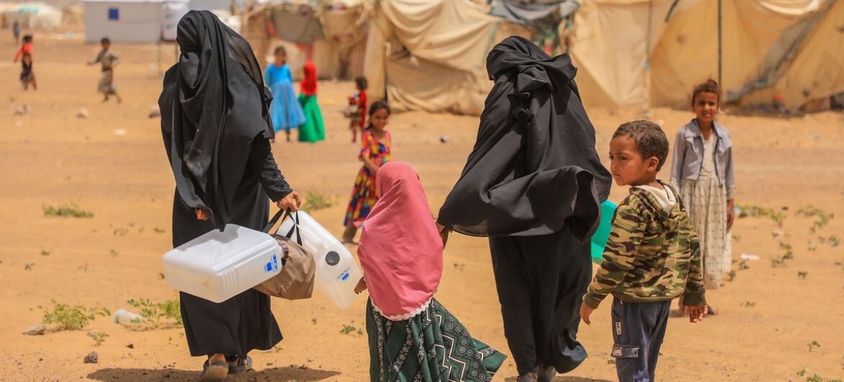 Women and children in Ta’iz (Yemen) are the most severely affected by the conflict and humanitarian crisis. (Photo: UN)