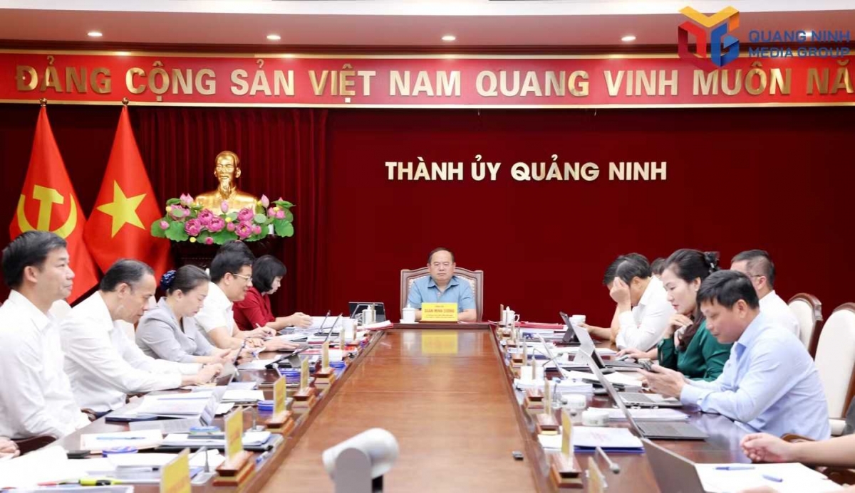 Quang cảnh hội nghị. Ảnh: Cổng TTĐT TP Quảng Ninh