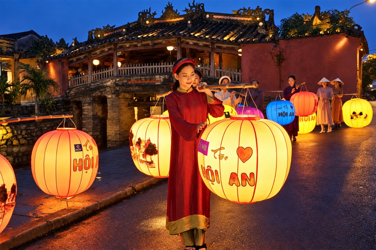 El Festival Internacional de los Faroles de Hoi An 2026 se celebrará del 3 al 6 de diciembre bajo el lema “Hoi An - Colores del Patrimonio”. Foto: danangfantasticity.com