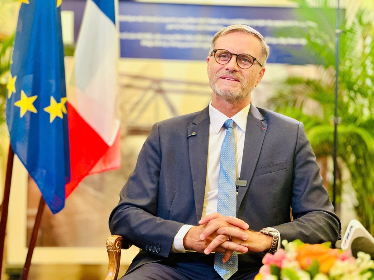 L’ambassadeur de France au Vietnam, Olivier Brochet. Photo: TTXVN