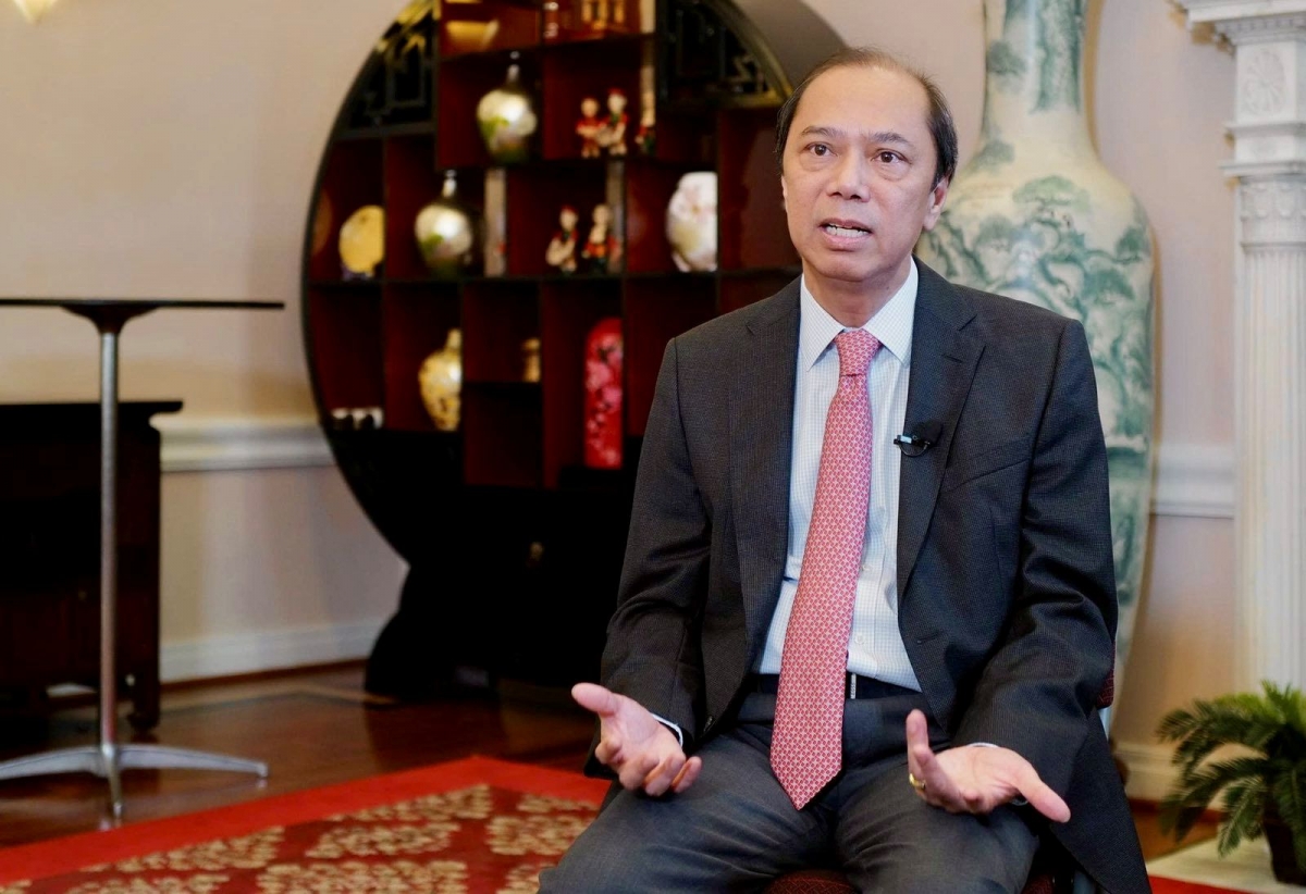 Vietnamese Ambassador to the United States Nguyen Quoc Dung (Photo: VOV)