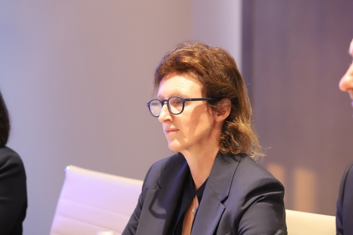 Bà Fiona Bassett, Tổng Giám đốc điều hành FTSE Russell. Ảnh: VTCnews