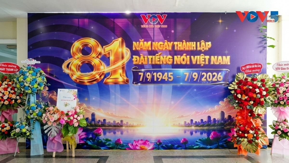 ฉลองครบรอบ 81 ปีวันก่อตั้งสถานีวิทยุเวียดนาม