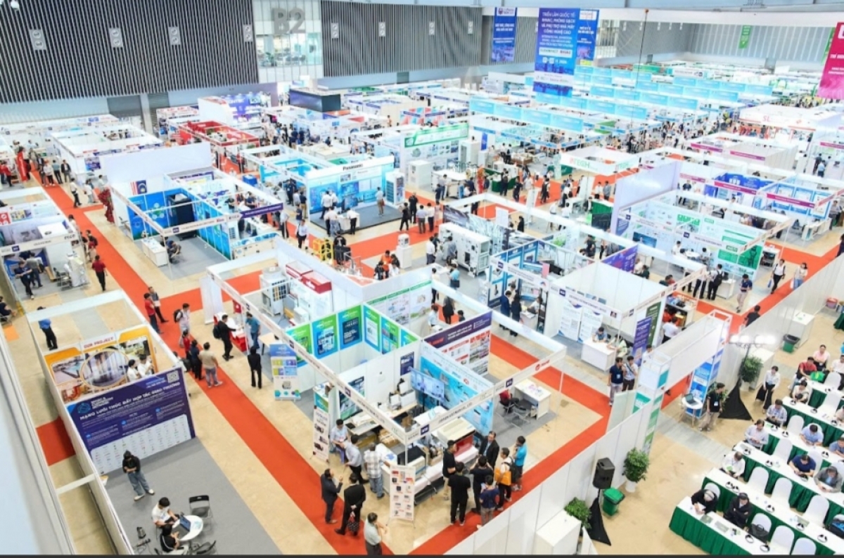 La edición 2025 de las exposiciones internacionales “Viet Industry – Cleanfact &amp; RHVAC Vietnam 2026. Foto: Comité Organizador